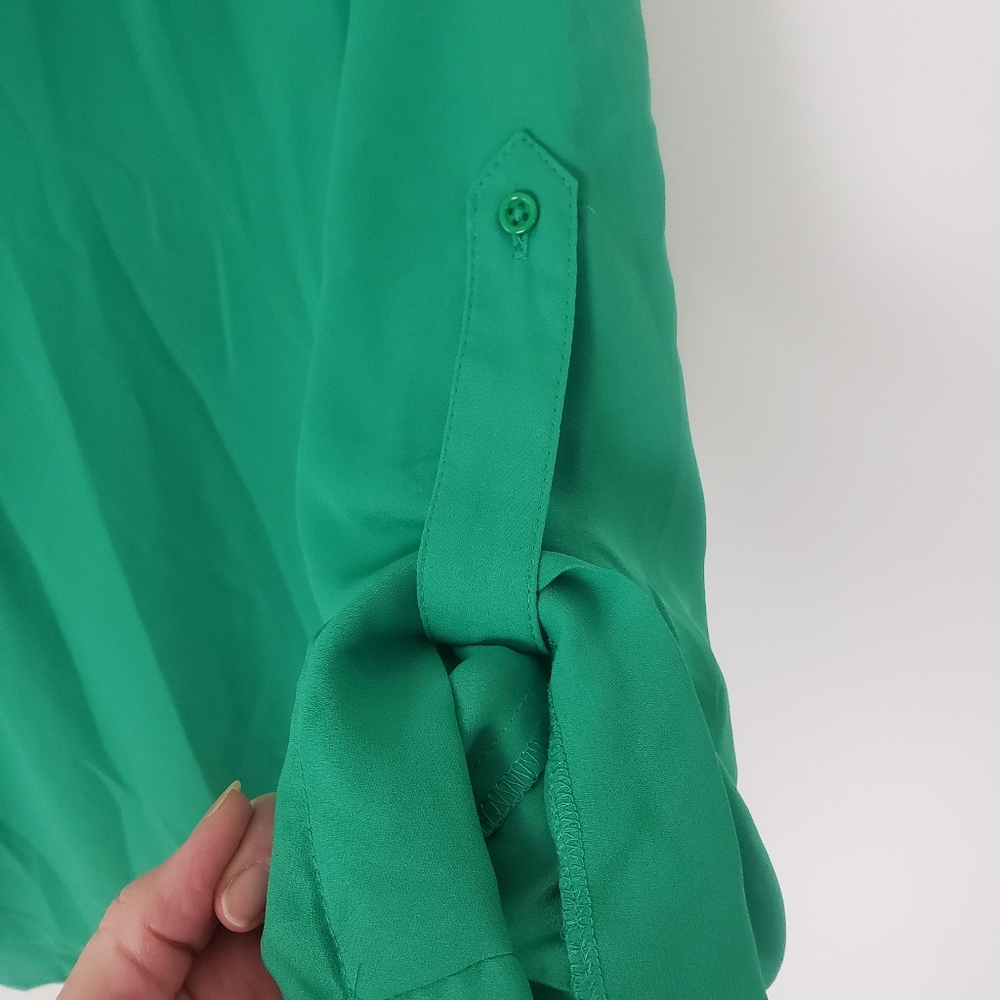 Alice Collection Kelly Green Blouse - Picture 2 of 6